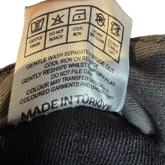 Arne Mens Slim Fit Side Adjuster Trousers Taupe Grey Stretch Cotton Pants 34R - Picture 9 of 10